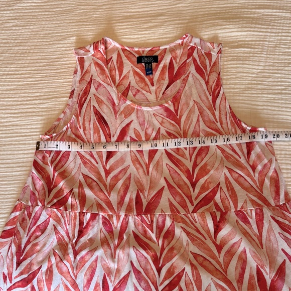 Denim & Co Beach Sleeveless Dress with Pockets Size Petite Large - Picture 7 of 8